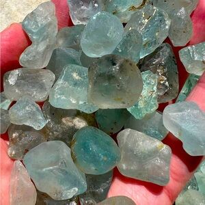 Blue Topaz Crystal Cleansed and Charged 1/2” to 1”